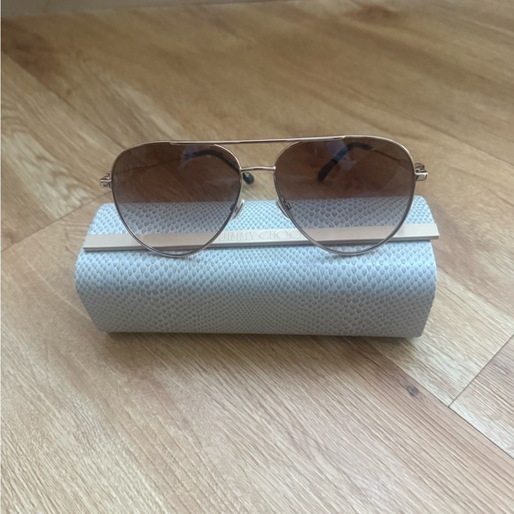 Jimmy Choo Accessories - Jimmy Choo Golden color Aviator Sunglasses